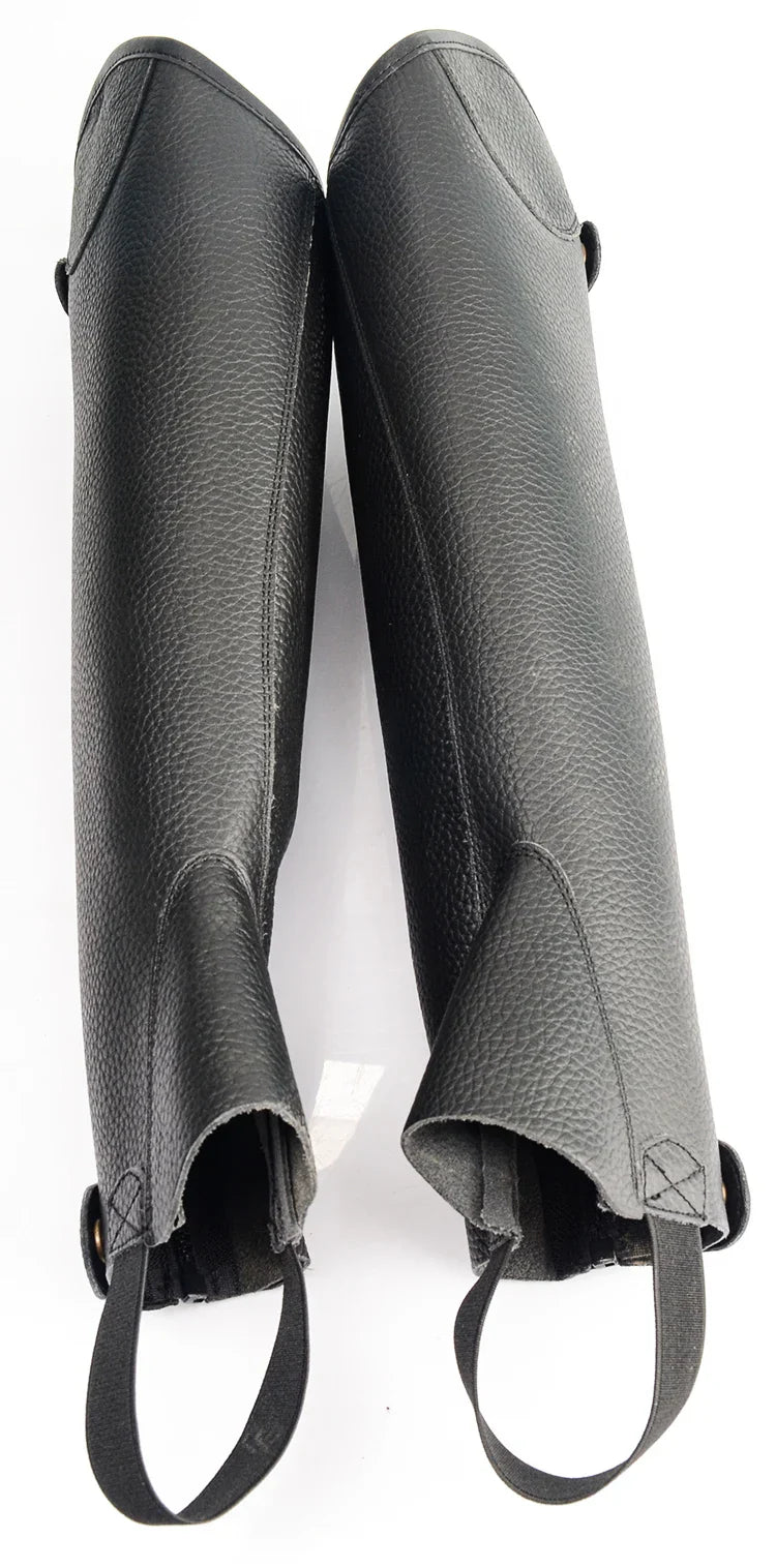 Leather Riding Gaiters ex Cowhide ba Riding Equipment Knight Leg Protection Sport Fitn Fans Supplies