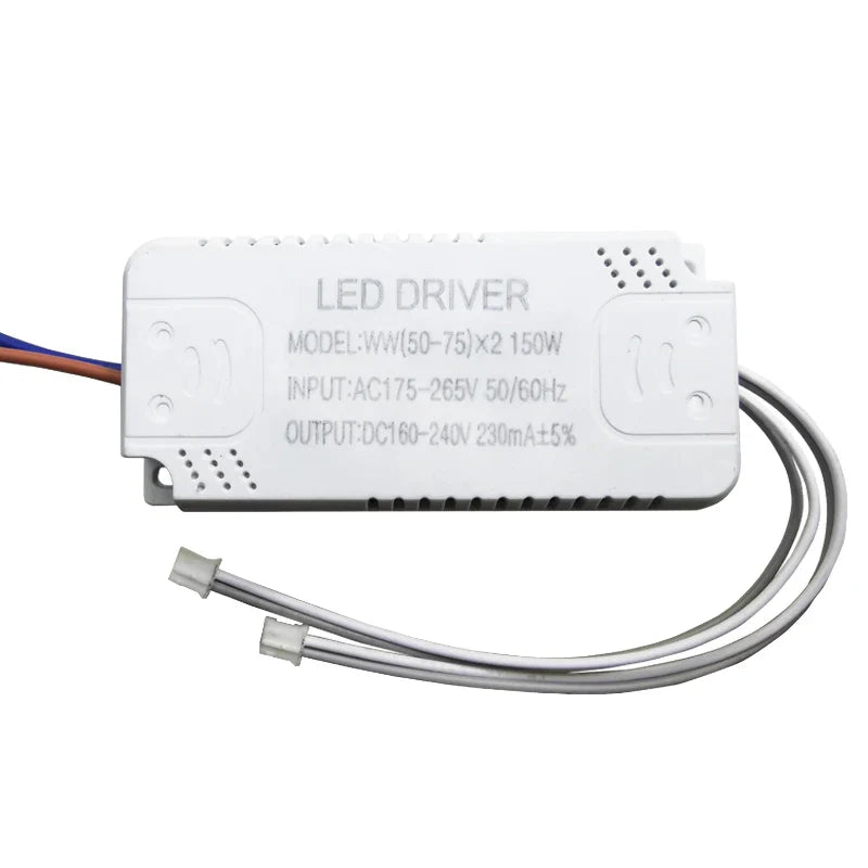 Pilote LED 230mA 8-24w 24-40w 40-60w 60-80w 80-120w 100-150w, pilote à courant Constant, unité d'alimentation, transformateur LED