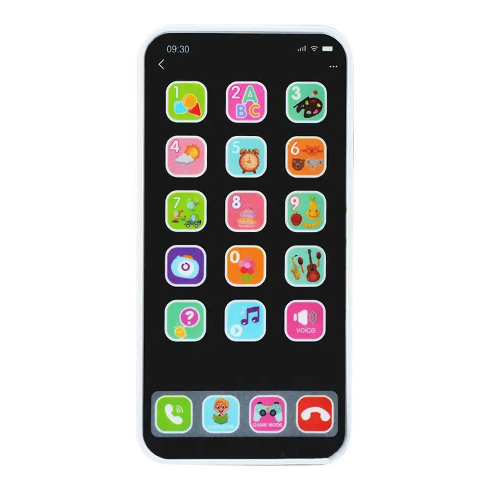 Faux téléphone pour enfants, jouet de maison, simulation, musique, écran tactile, téléphone portable avec lumière, jouets pour bébés garçons filles, modèle de téléphone portable