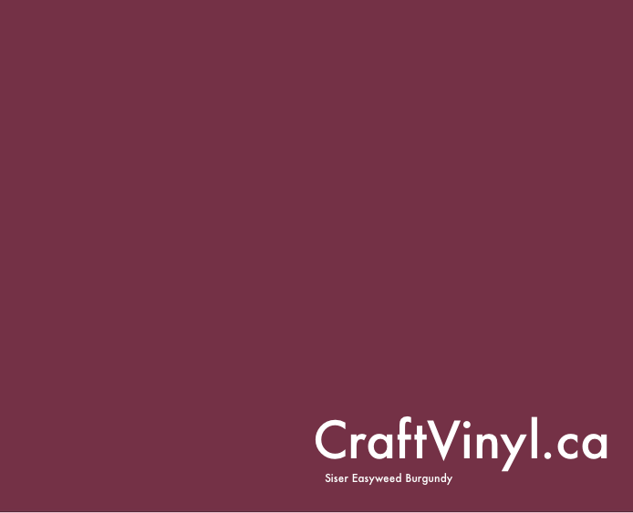 Siser Burgundy Easyweed 12" x 12" sheets
