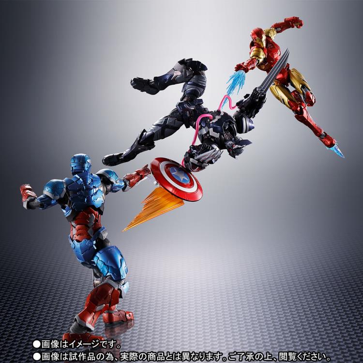 Figurine articulée Tech-On Avengers S.H.Figuarts Wolverine Venomized