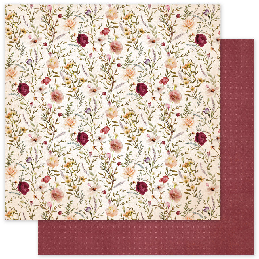 Vintage Rose B 12 x 12 Paper (12 pc Bulk Pack) 33603
