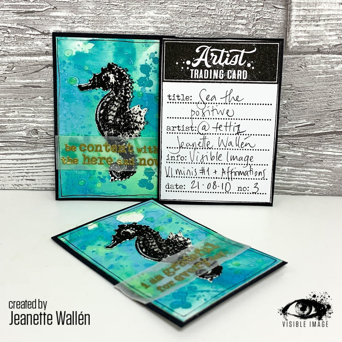 Visible Image Love of ATCs - A6 Stamp Set