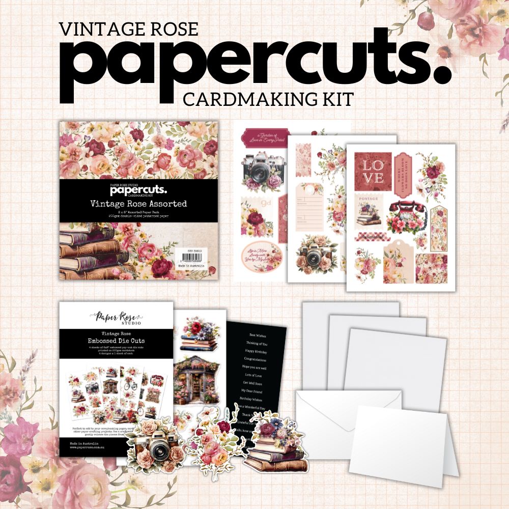 Kit de découpages Vintage Rose 33810