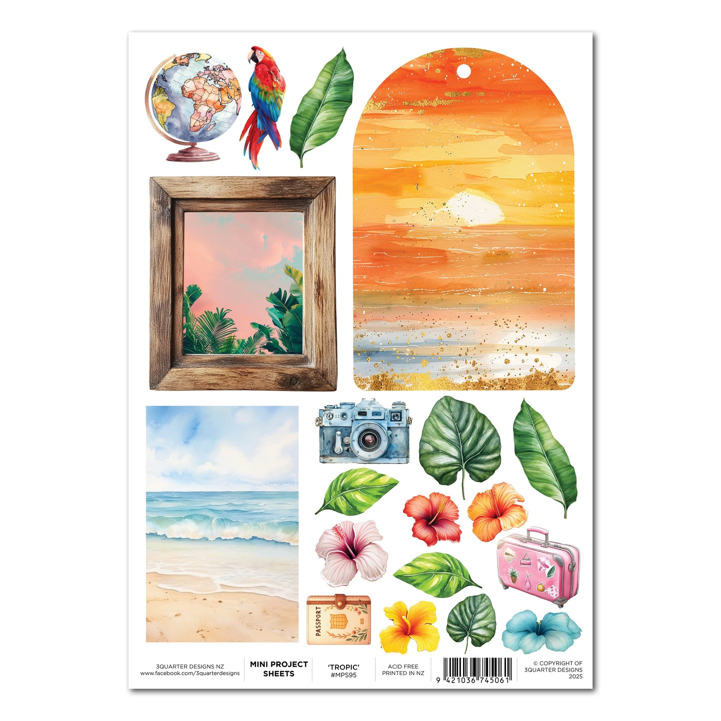 3Quarter Designs Tropic Excursion - Fiche de mini-projet