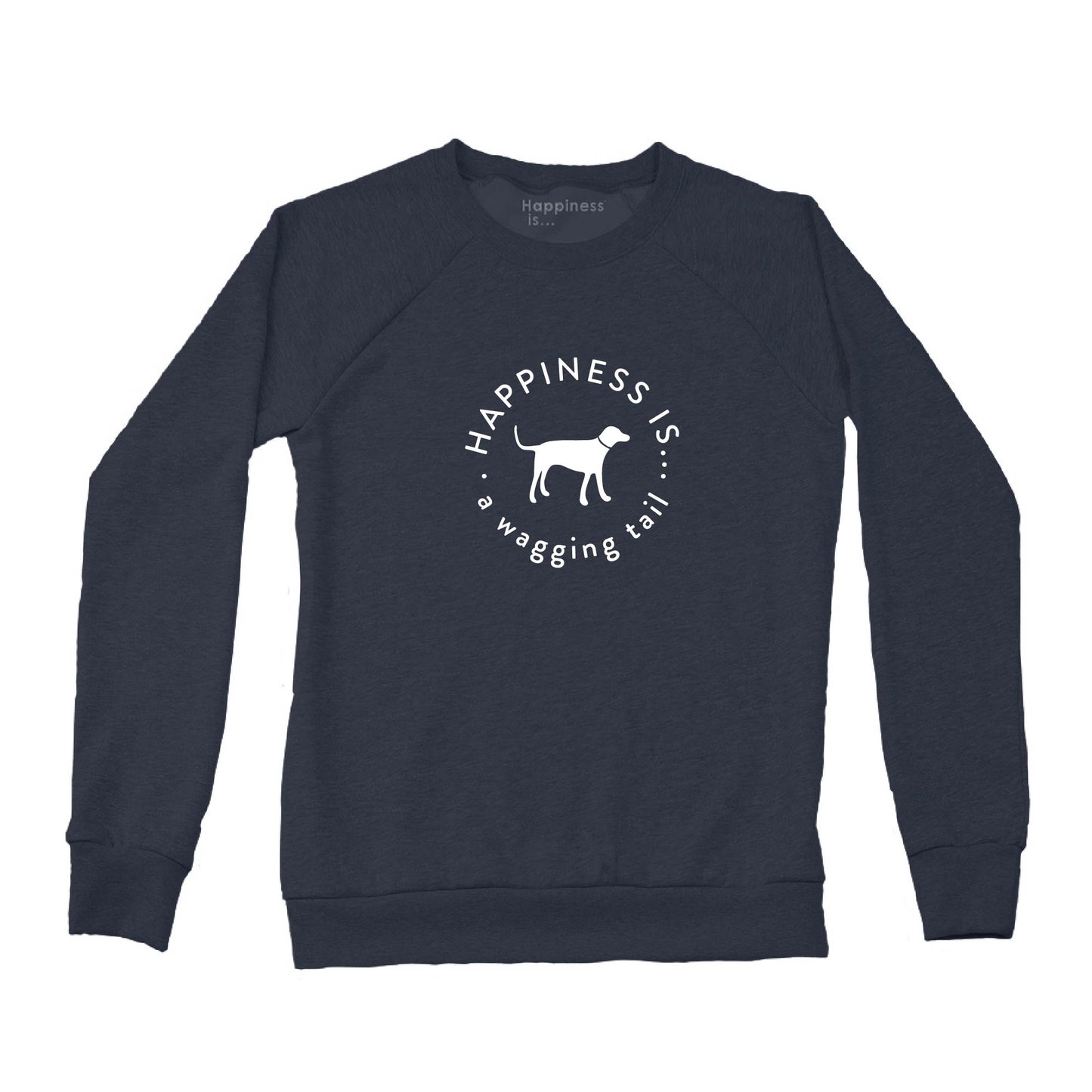 Women's Wagging Tail Crew Sweatshirt, True Navy