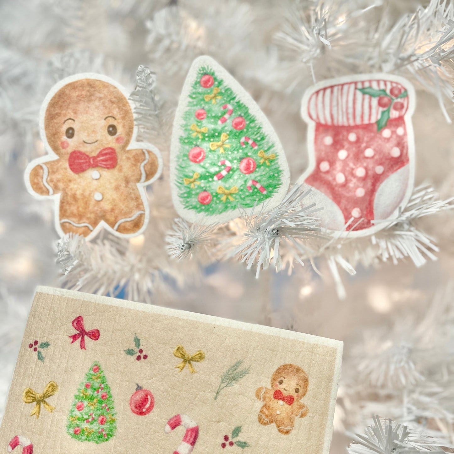 Éponge récurante de Noël Merrycute