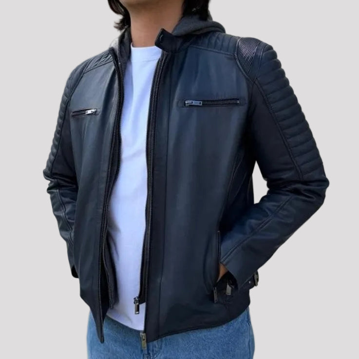 Veste BOL en cuir d'agneau pour homme Bally