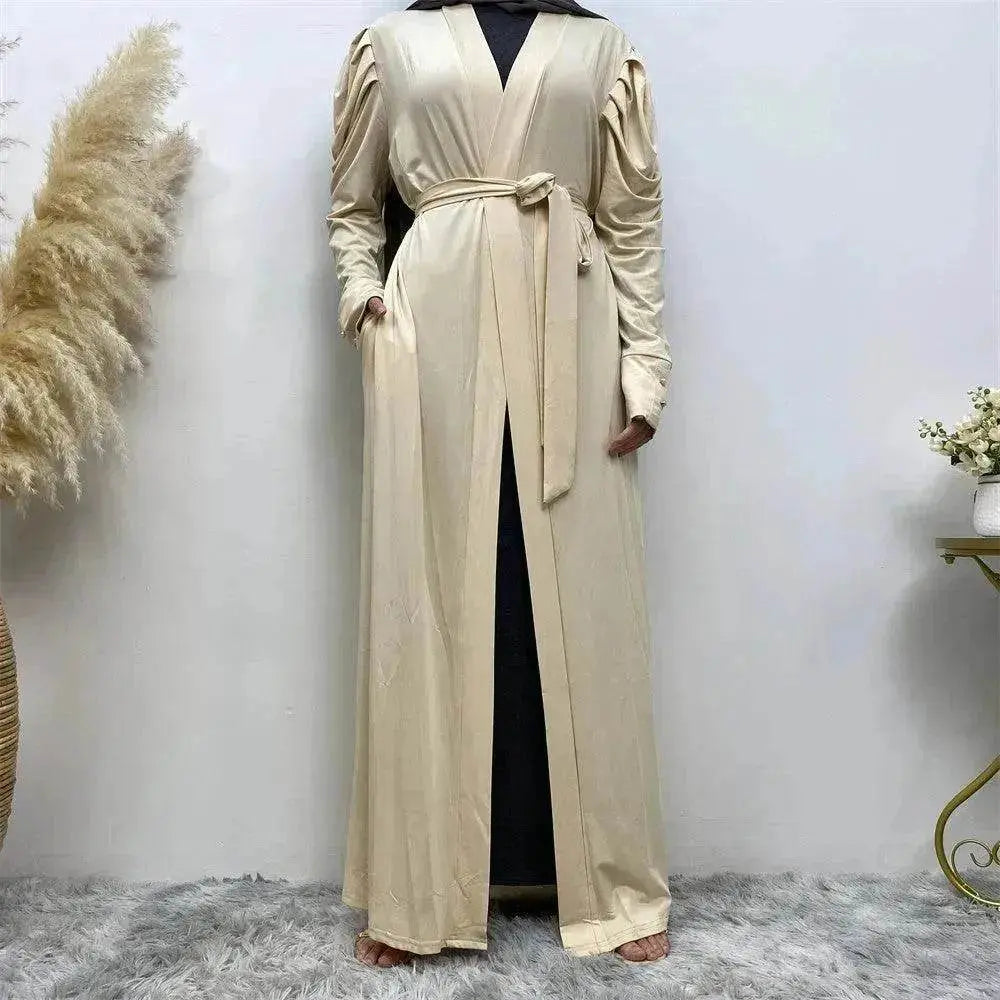 Women's Fashion Simple Solid Color Arab Cardigan