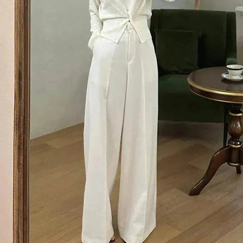 Women's Hanging Wide Leg Mopping Casual Pants
