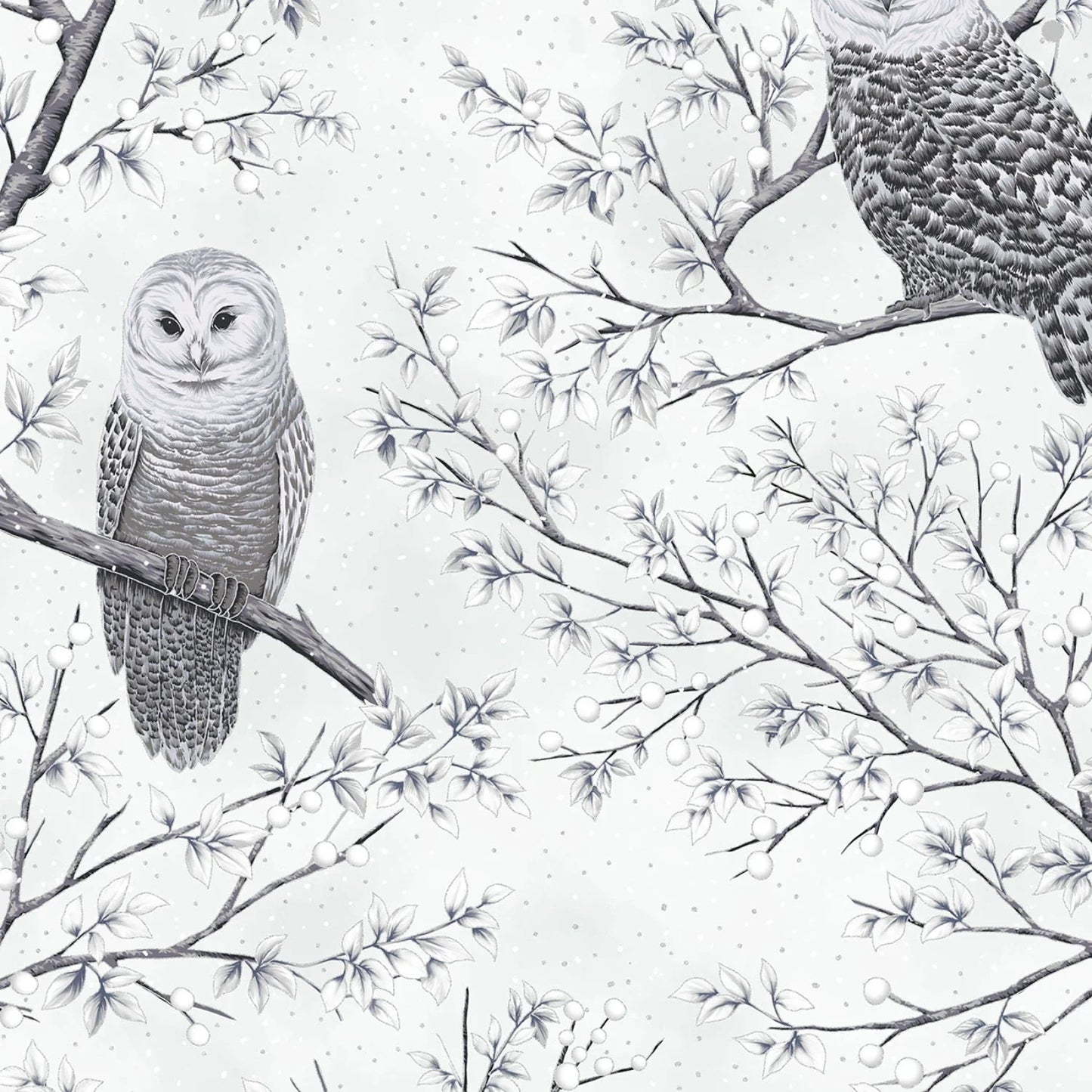 Hoffman - Midnight Perch - Silver Owl - X7798H-597S