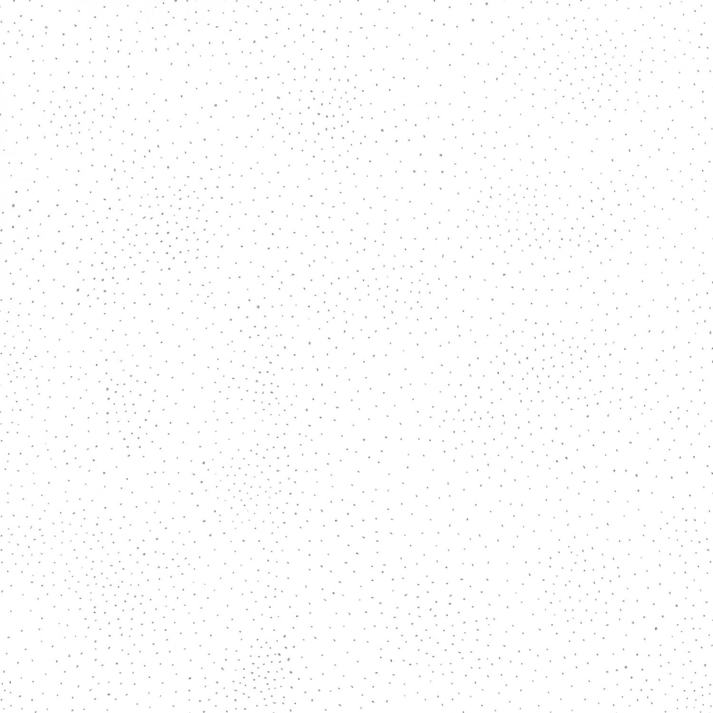 White with Silver Metallic Dots