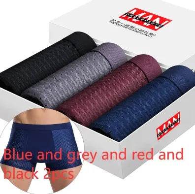 Boxed 4pcs Lot SKY HERO Mens Boxer Brief underwear Short pant men