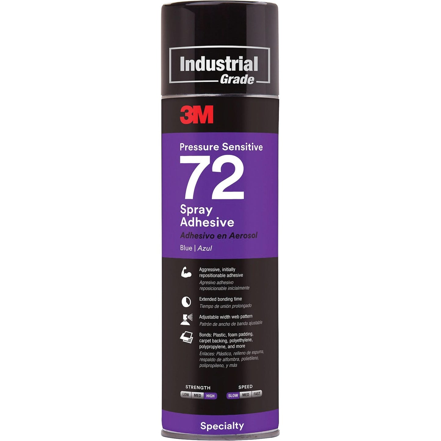 72 Pressure Sensitive Adhesive, Blue, Aerosol Can