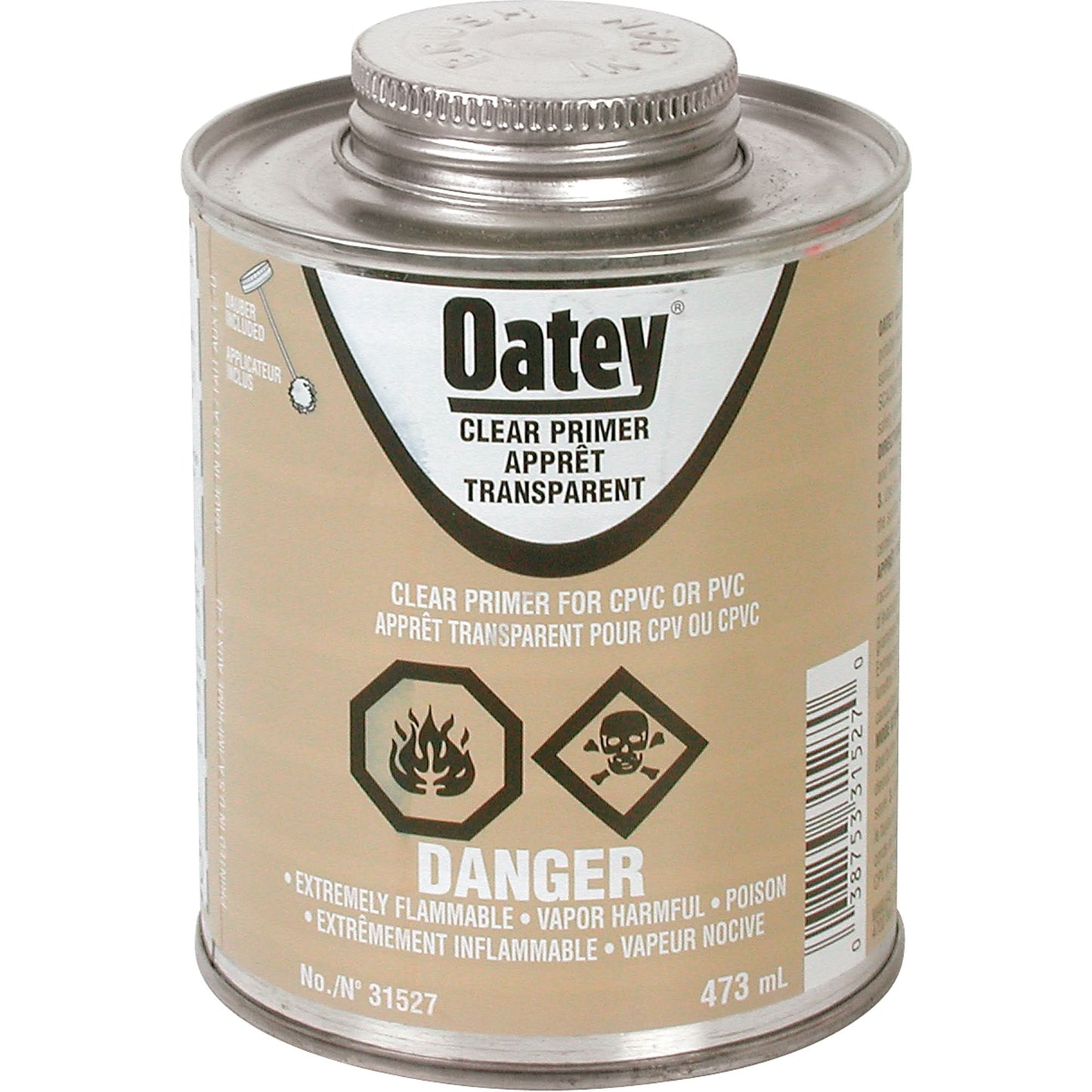 Clear Primer, 473 ml, Brush Top Can