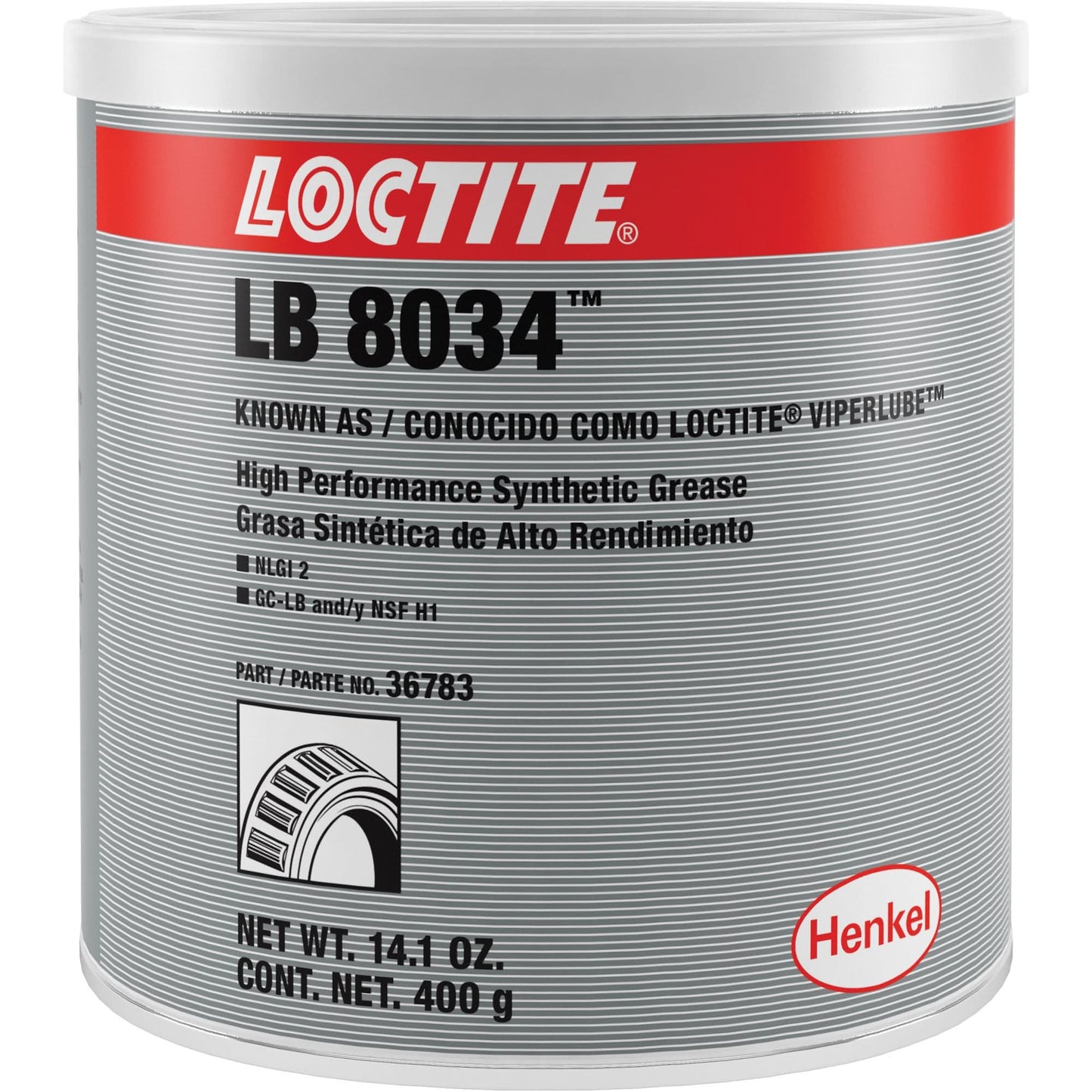 Viperlube™ High Performance Synthetic Grease, 514 g., Can