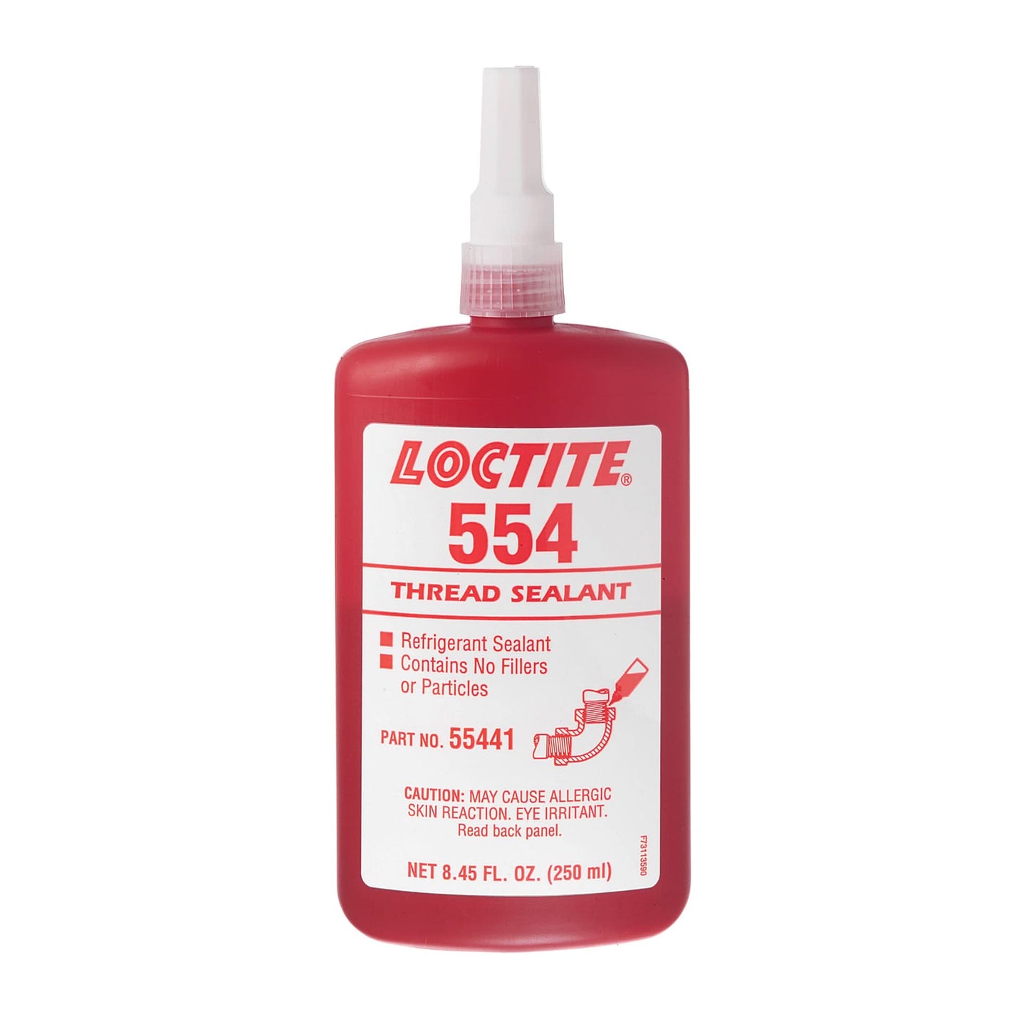 554™ Frein filet, Bouteille, 10 ml, -53.89° C - 148.89° C/-65°F - 300°F
