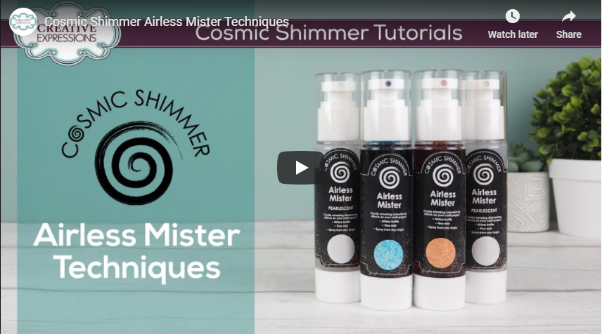 Cosmic Shimmer Vaporisateurs Sans Air Nacrés 50ml