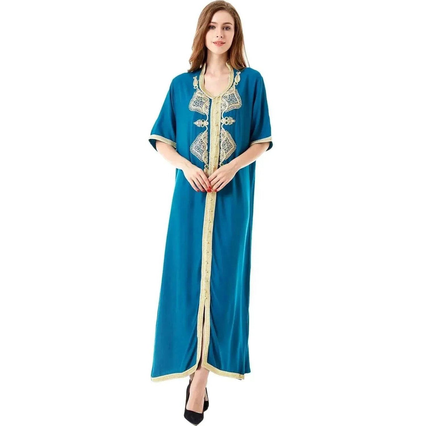 Arab Embroidered Lace Dress Dress