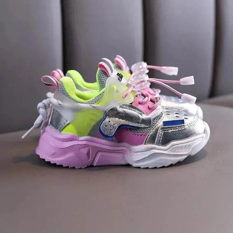 Chaussures décontractées d'automne pour bébés filles garçons, semelle souple antidérapante respirante, baskets de mode d'extérieur pour enfants, chaussures de sport pour enfants