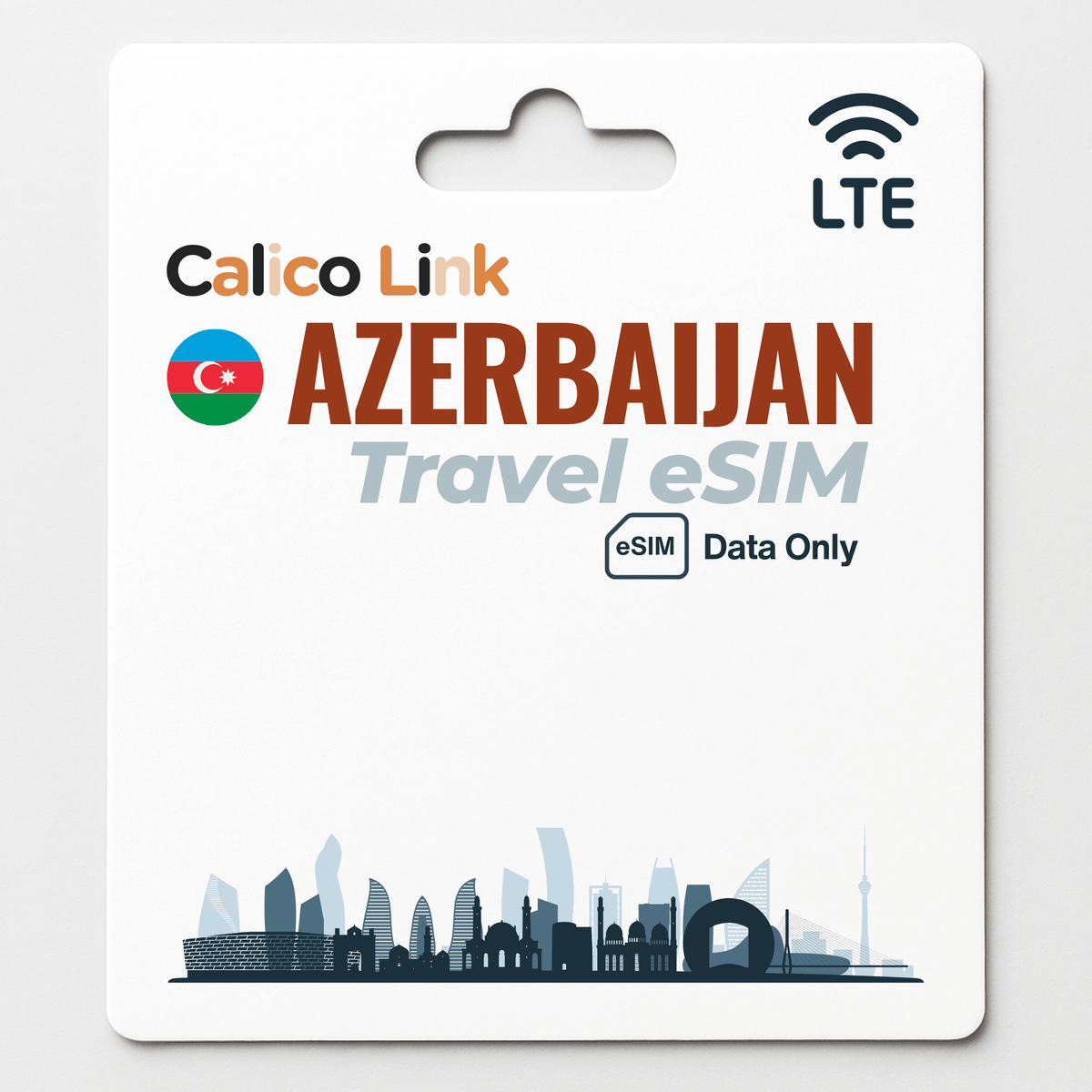 eSIM de voyage pour l'Azerbaïdjan avec données LTE