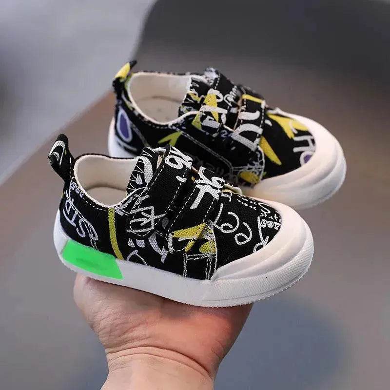 Chaussures Bébé en Toile - Baskets Fille/Garçon 0-2 Ans