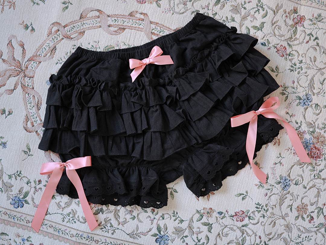 Cake Princess Skirt Mini Multi Layered Pants
