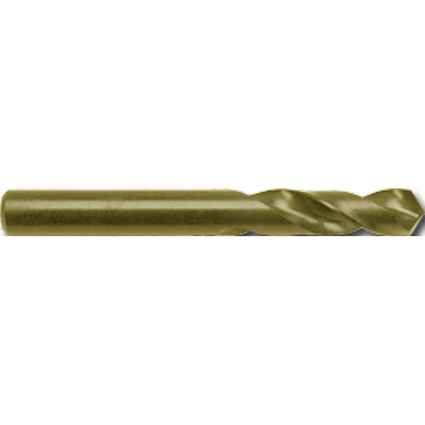 Stub Length Screw Machine Drill Bit, 13 mm, High Speed Cobalt, 51 mm Flute