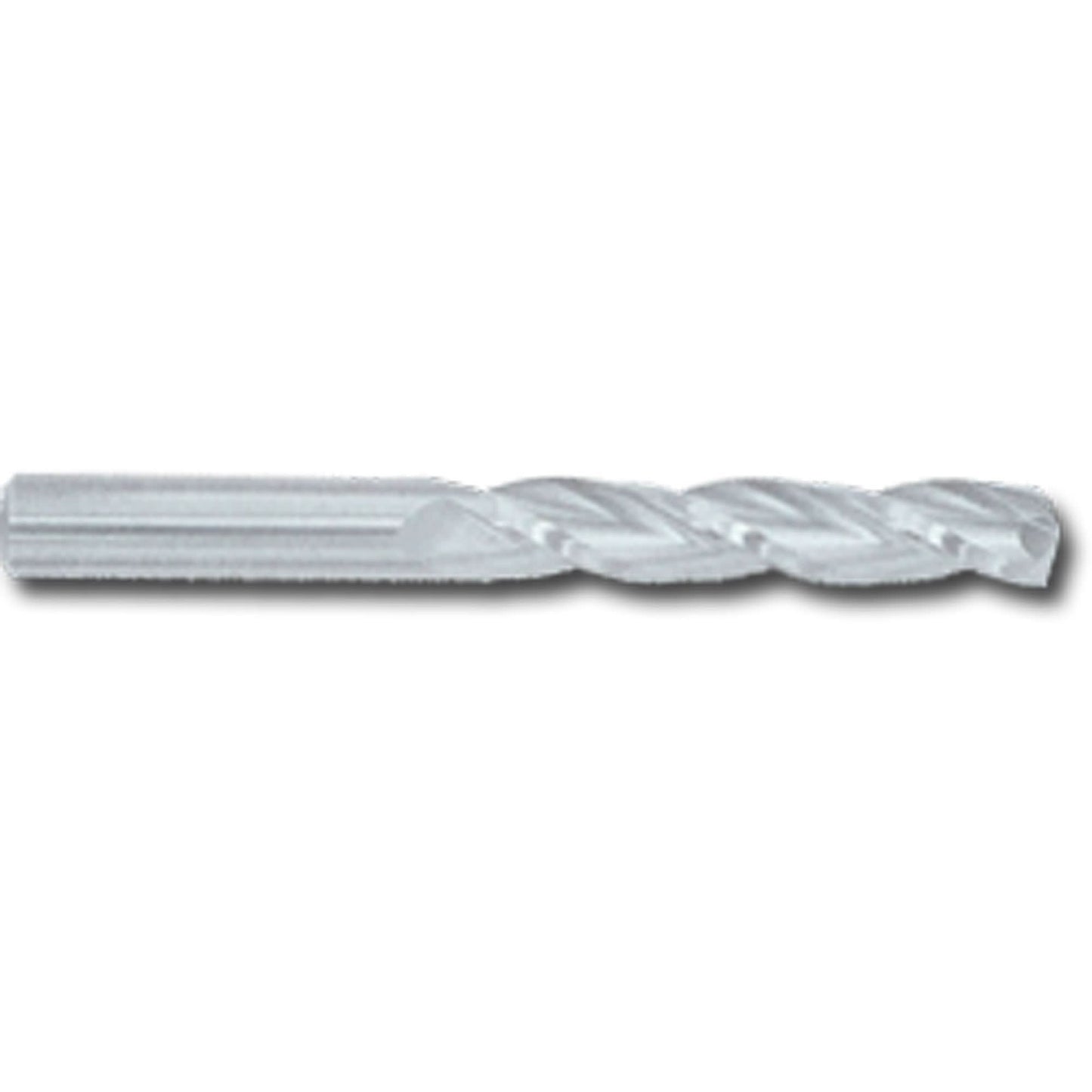 Jobber Length Drill Bit, Carbide, 1/4", 3-1/4" L, 2" Flute