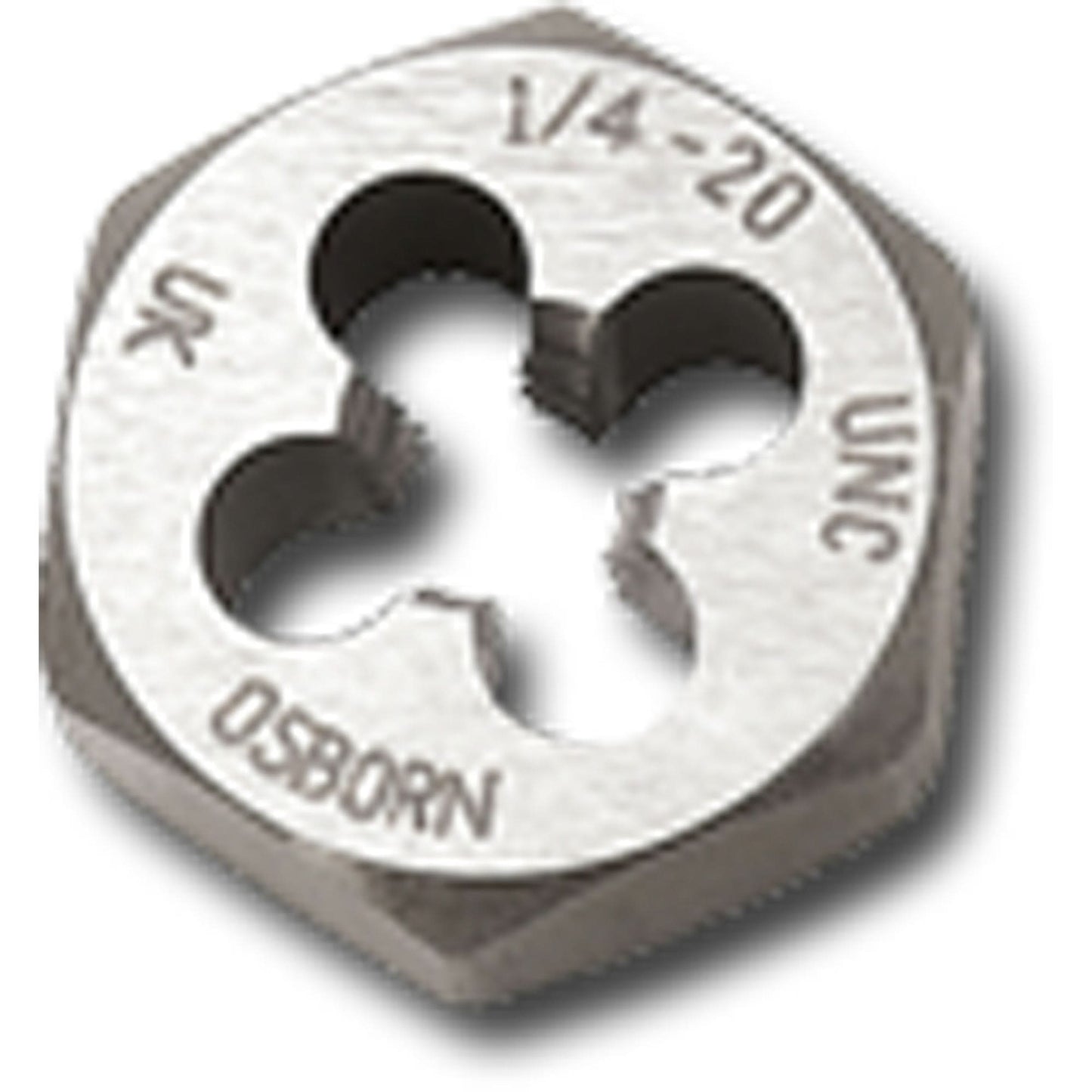 Hexagon Rethreading Die Nut, 1.1" Dia., M12x1.5 Thread, Carbon