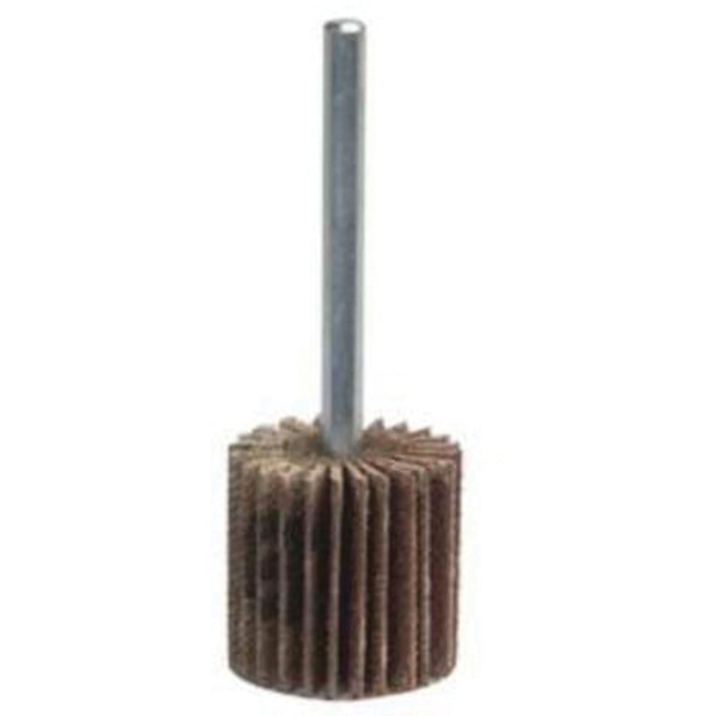 Roue à lamelles montée Grind-O-Flex™ Mini, Oxyde d'aluminium, grain 60, 2-1/2" x 1" x 1/4"