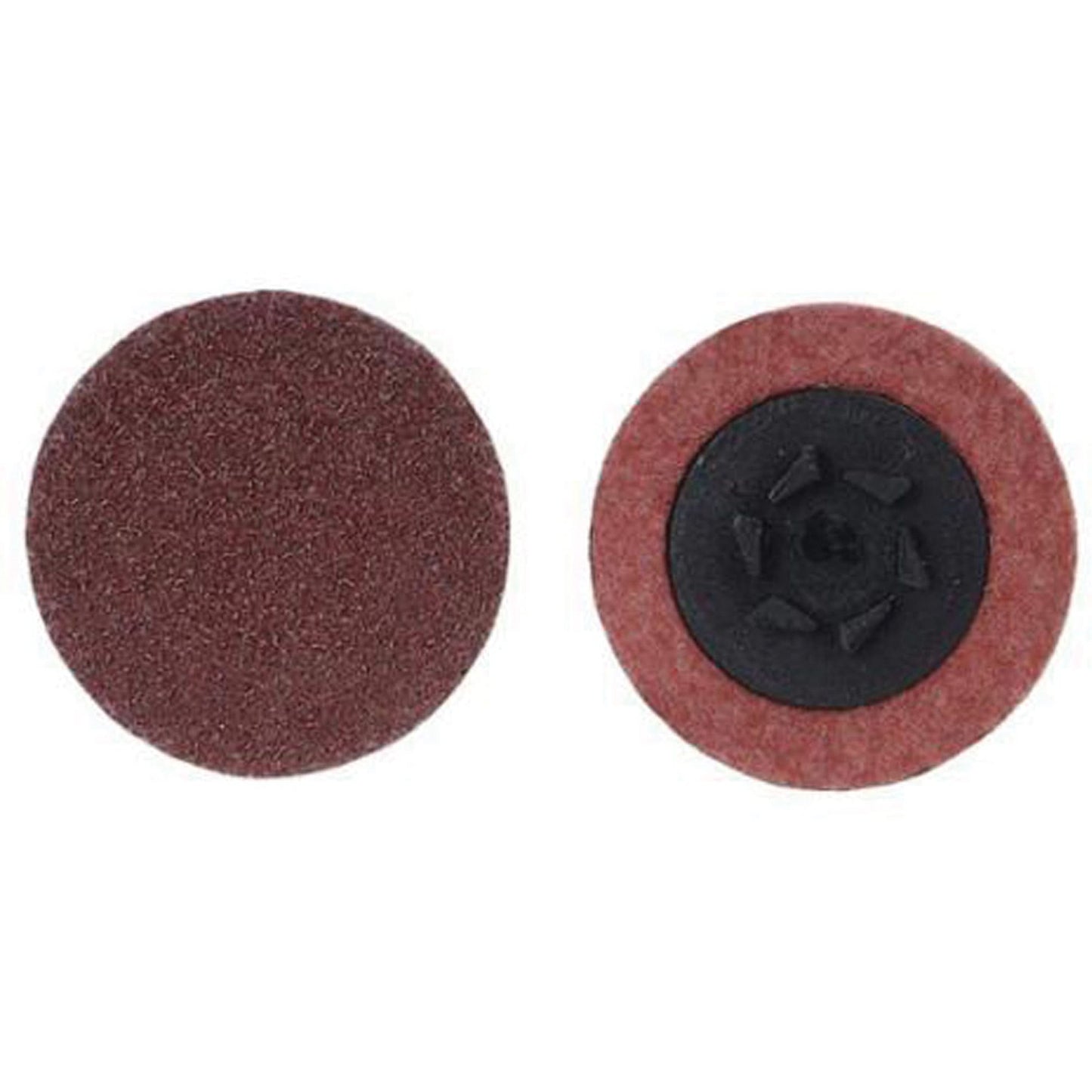 Quick-Change Cloth Disc, 2" Dia., 80 Grit, Aluminum Oxide