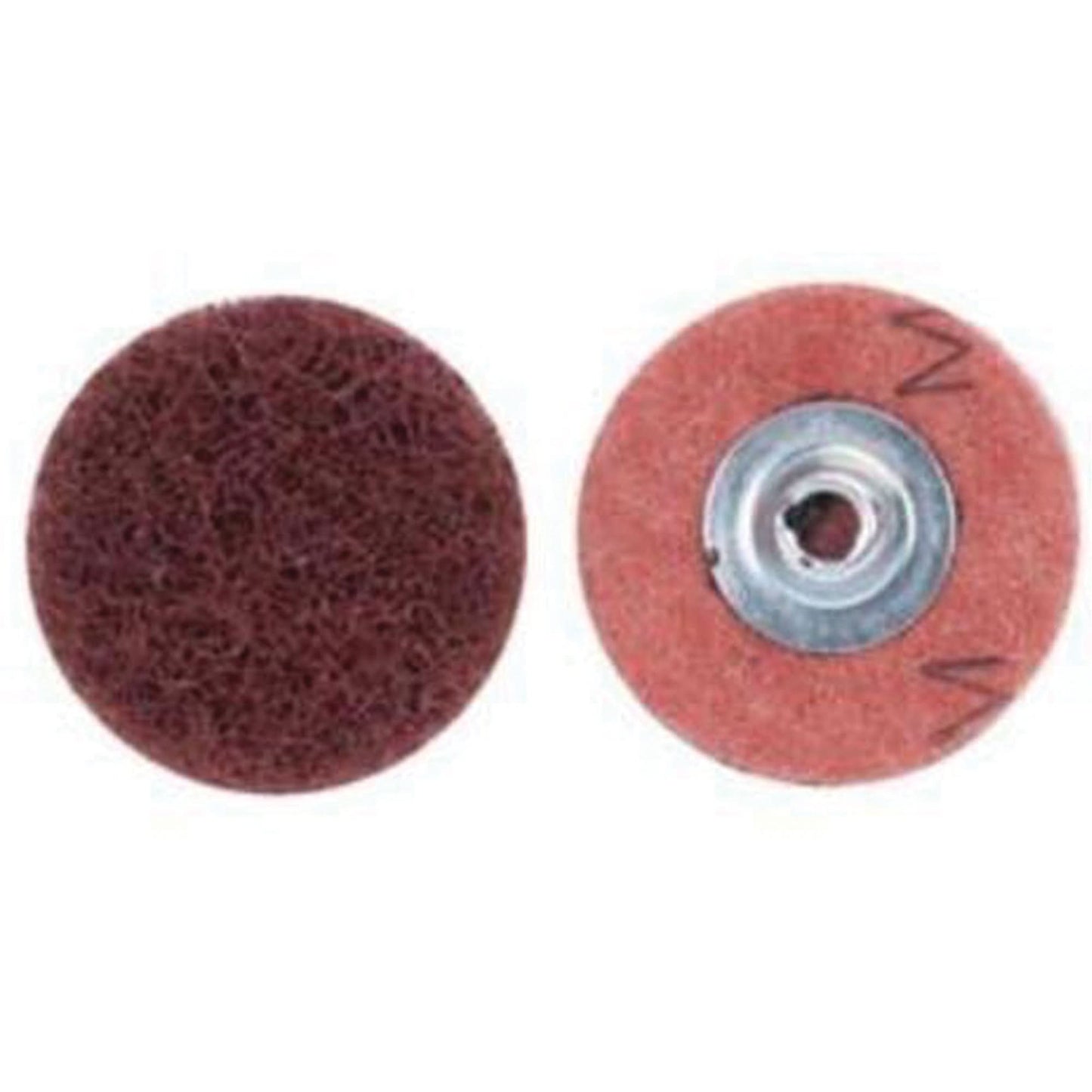 Buffing & Polishing Quick-Change Disc, 1-1/2" Dia., Medium Grit, Aluminum Oxide