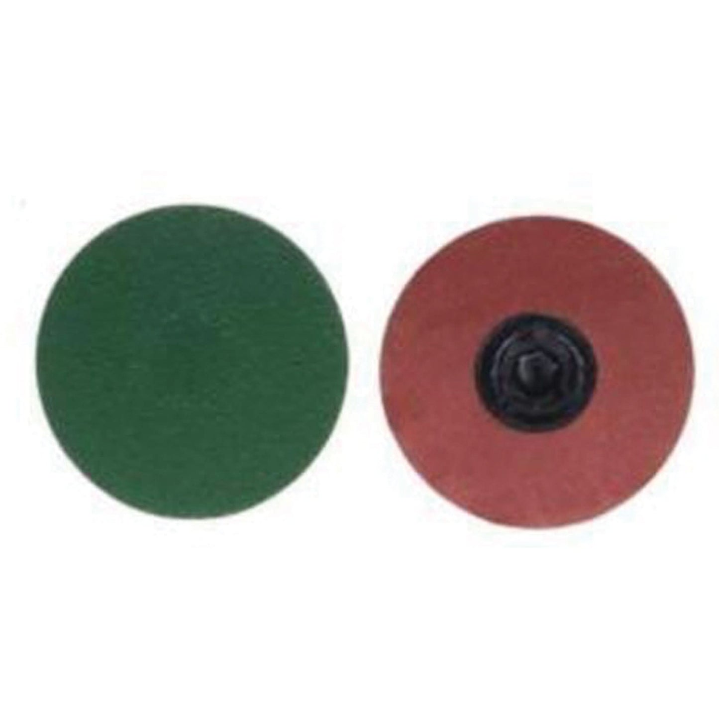 Quick-Change Cloth Disc, 2" Dia., 80 Grit, Zirconium