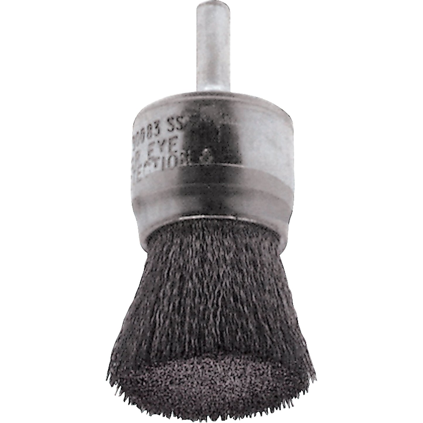 Crimped Wire End Brushes, 1/2", 0.0104" Fill, 1/4" Shank
