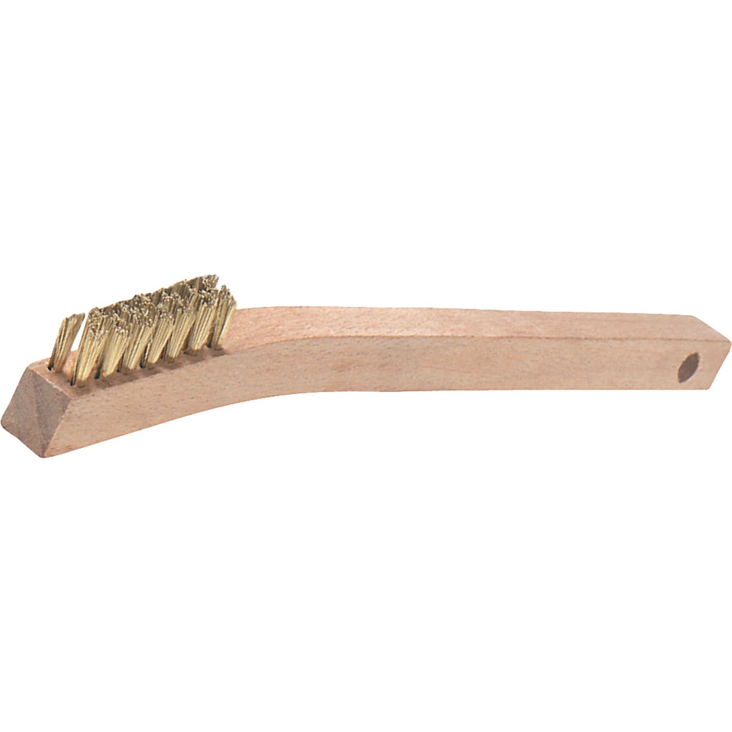 V-Trim Small Handle Scratch Brushes, Brass, 3 x 7 Wire Rows, 7-7/8" Long