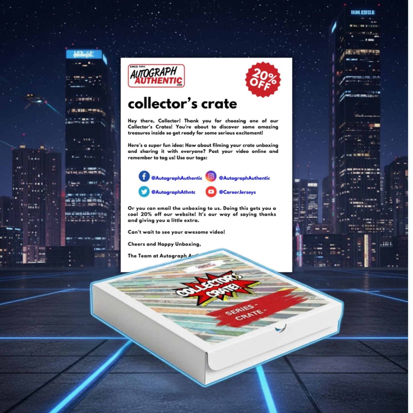 COLLECTOR'S CRATE - COMIC BOOK SERIES 6 - LIMITED TO 20