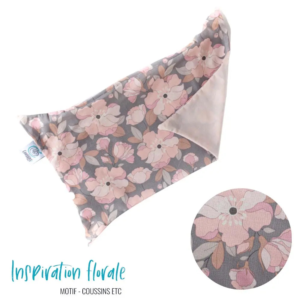 Mini oreiller "Inspiration Florale"