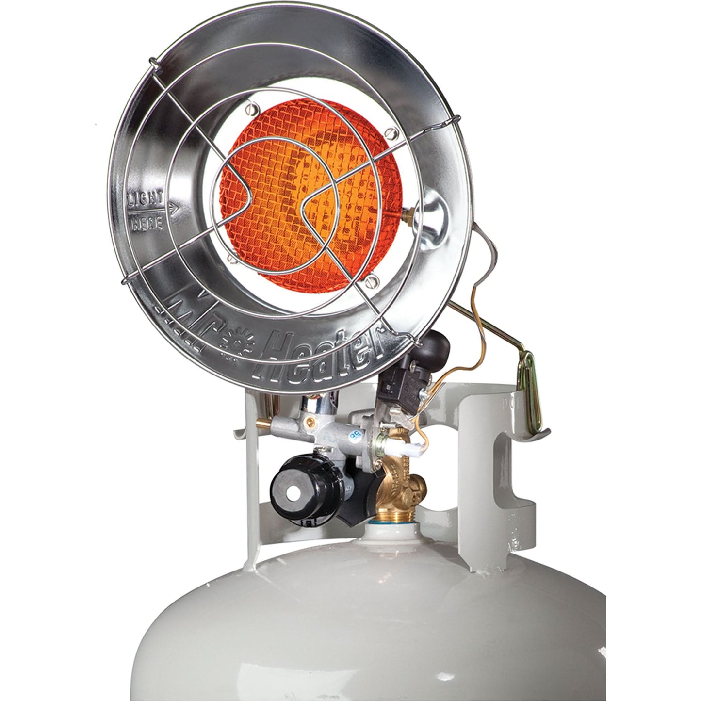 Single Tank-Top Heater, Radiant Heat, Propane, 15000 BTU/H