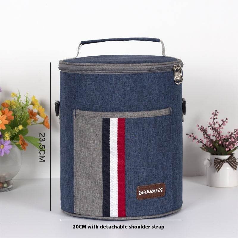 Women Fashion Thermal Insulated Denim Work Lunch Bag