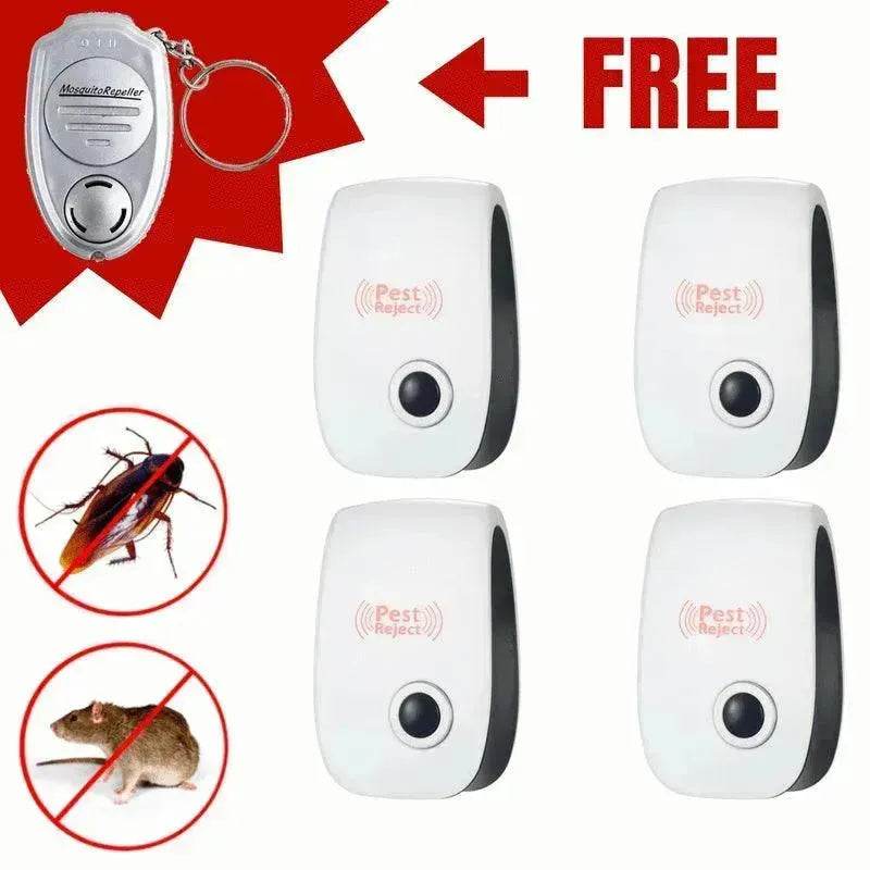 Répulsif anti-moustiques, insectes et parasites, ultrasons électroniques, rechargeable et sain, répulsif à souris, prise UE/US, pratique pour la maison