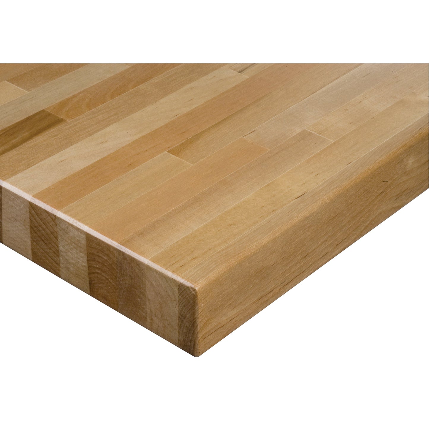 Laminated Hardwood Workbench Top, 72" W x 48" D, Square Edge, 1-3/4" Thick