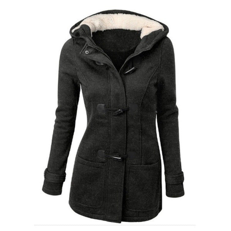 Women's Hooded Cotton-Padded Sweater Coat