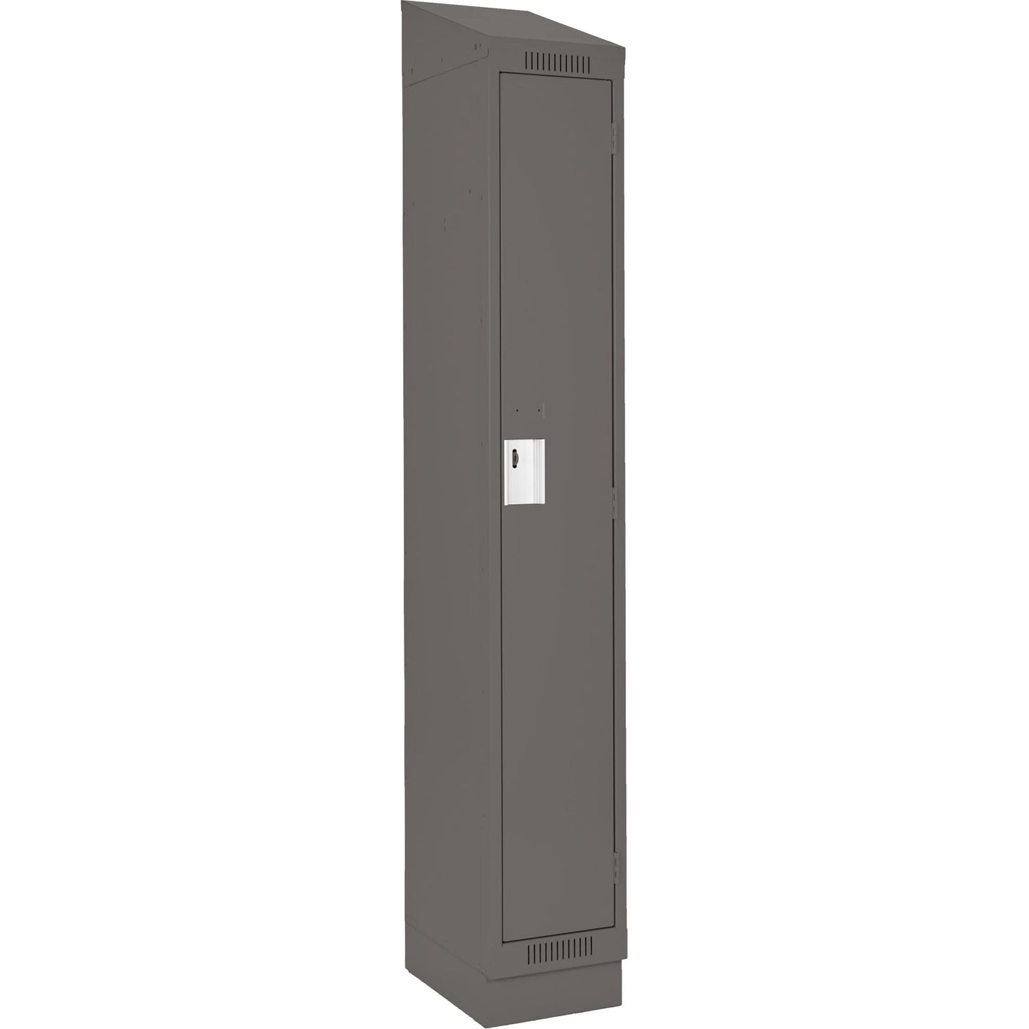 Clean Line™ Lockers, 15" x 18" x 82", Steel, Charcoal, Rivet (Assembled)