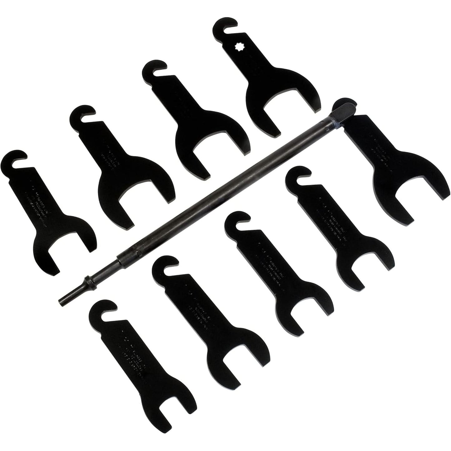 10-Piece Pneumatic Fan Clutch Wrench Set
