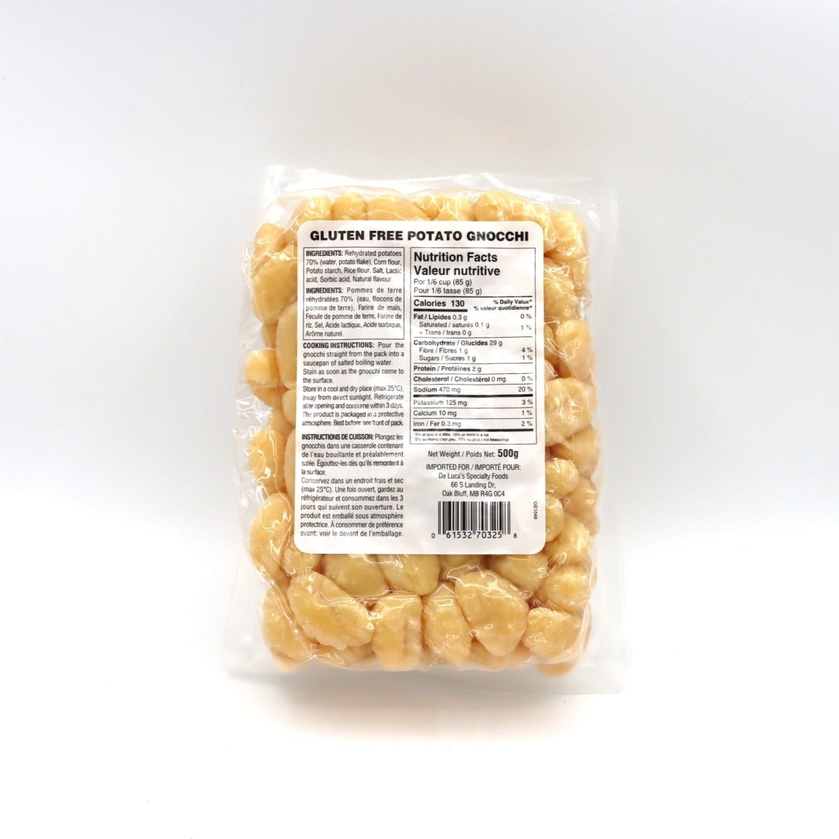 Gnocchi - Gluten Free