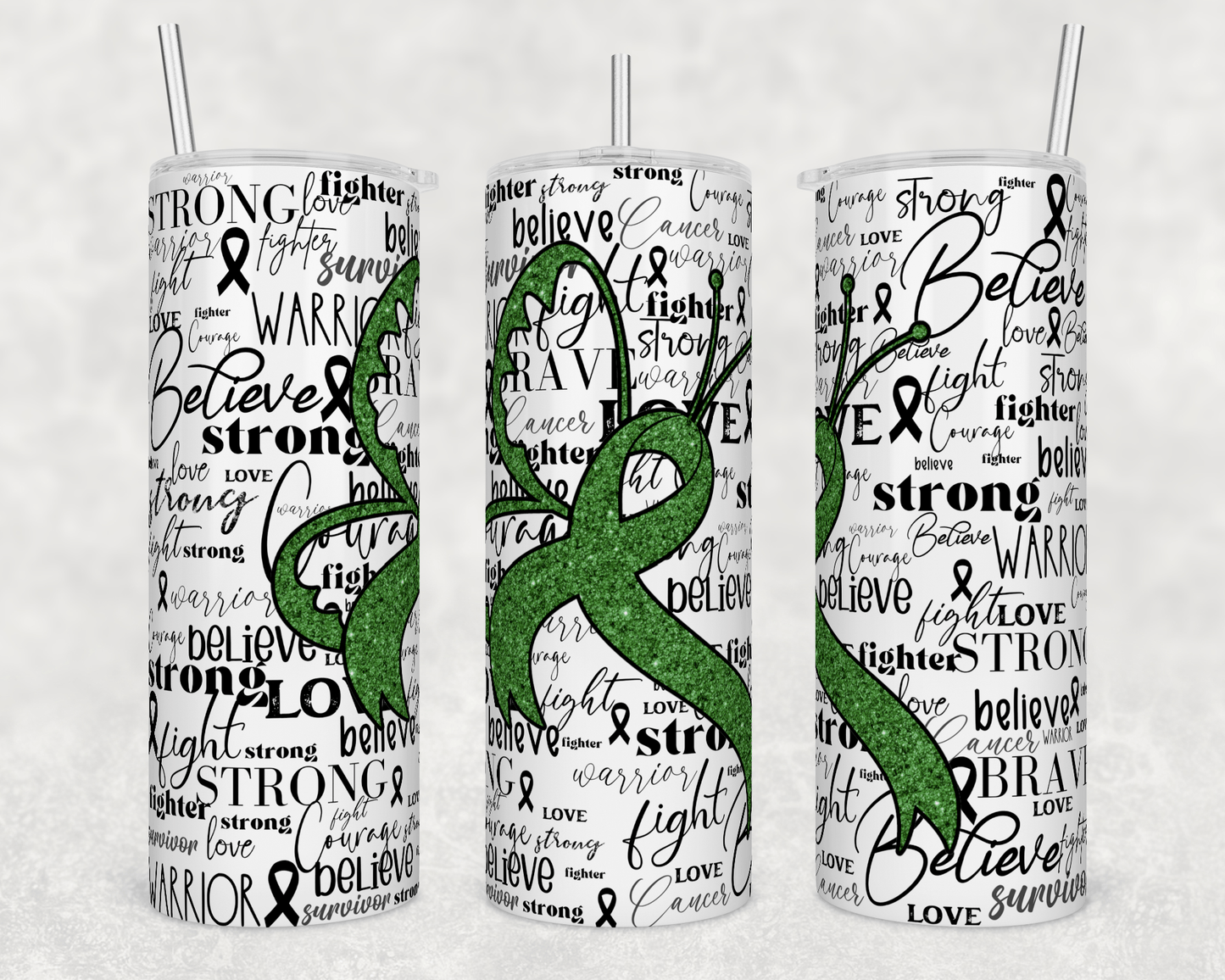 Green Ribbon Tumbler