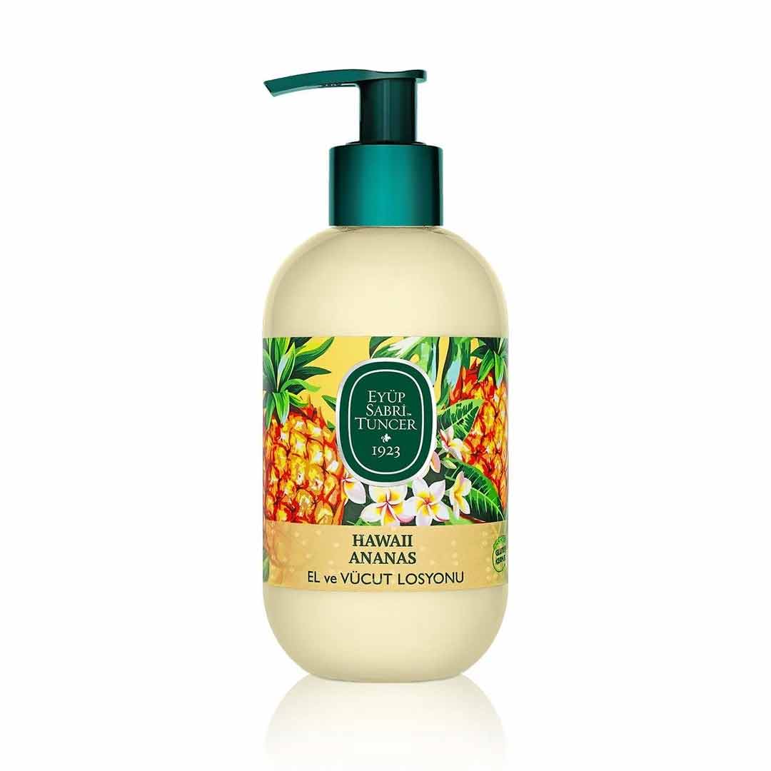 Hawaiian Pineapple Hand & Body Lotion – 280 ml | Tropical Scent & Olive Oil Moisture