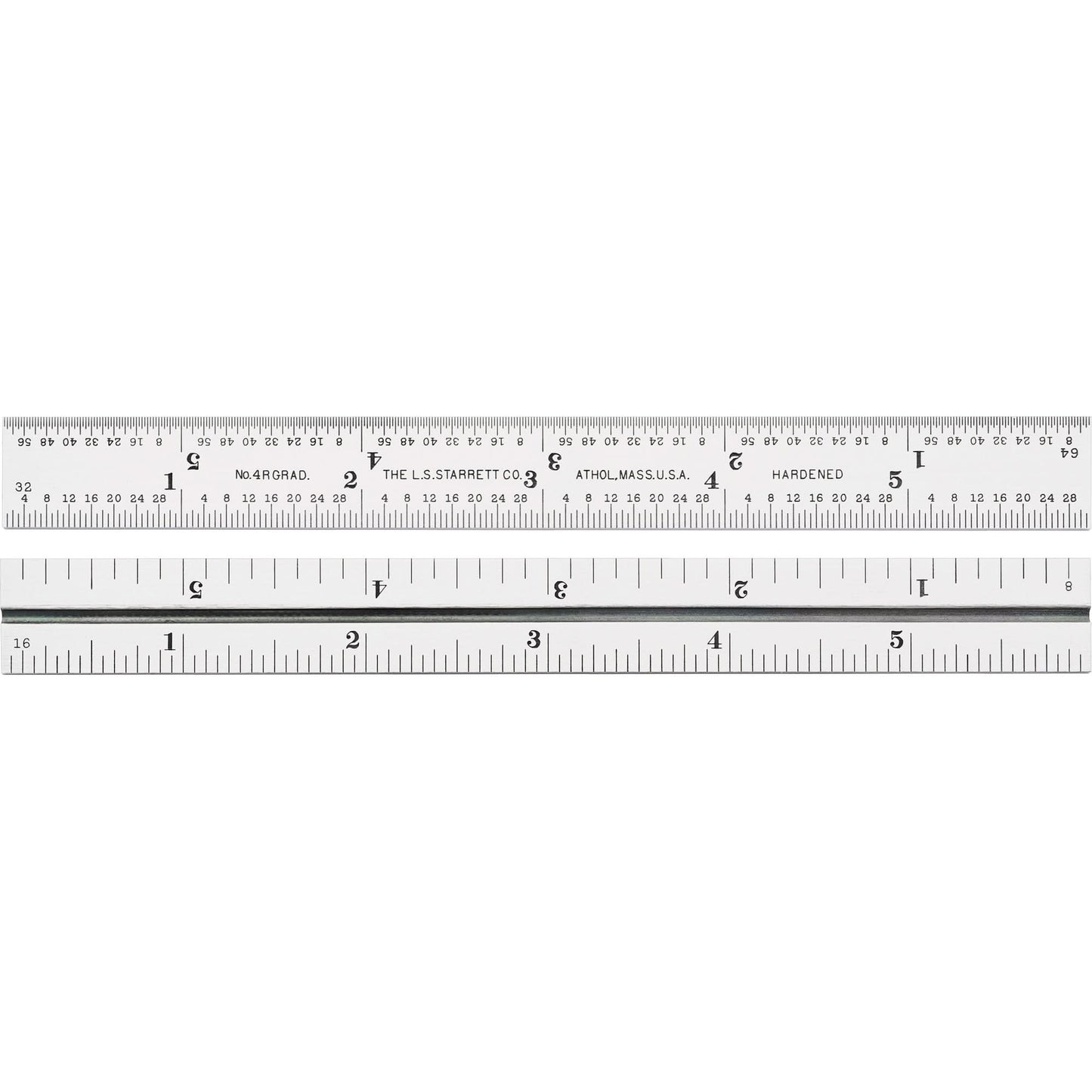 Junior Combination Squares, 6" L, 8/100" Graduations, Steel, Plain