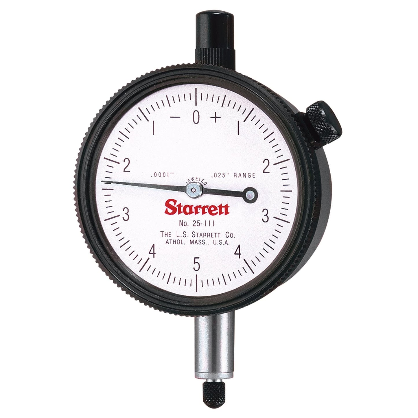 Dial Indicators - No. 25 Series - AGD Group 2, 0" - 0.075" Range